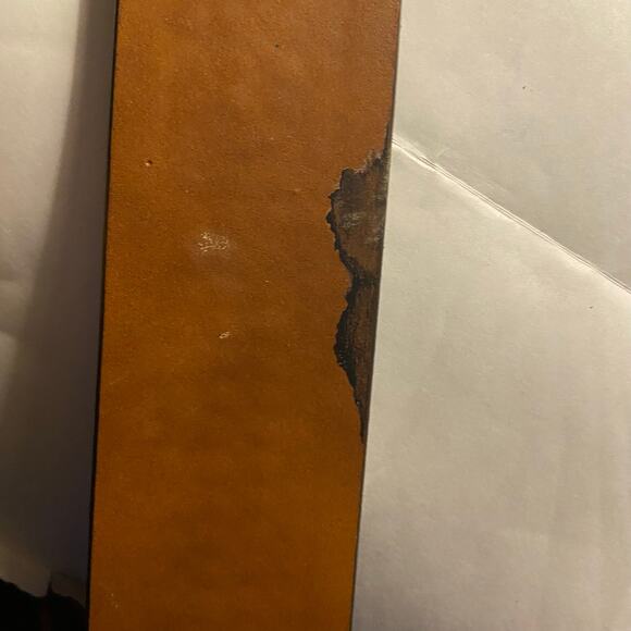 Leather Belt 36BB Don Hume Miami, Okla Hand Tooled Black Unfinished - Picture 8 of 15